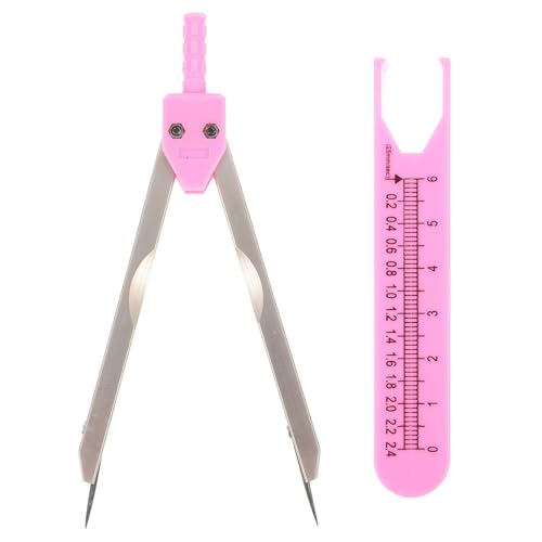 KICHOUSE Medizinischer Messschieber aus Kunststoff mit Verstellbaren Endpunkten und Schraubmontage zur Messung Des Elektrokardiogramms Inklusive Schutzgehäuse für Medizinische Ausbildung