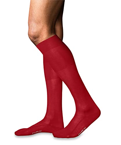 FALKE Herren Kniestrümpfe No. 9 M KH Baumwolle lang einfarbig 1 Paar, Rot (Cardinal 8156), 39-40 – Ansicht 2
