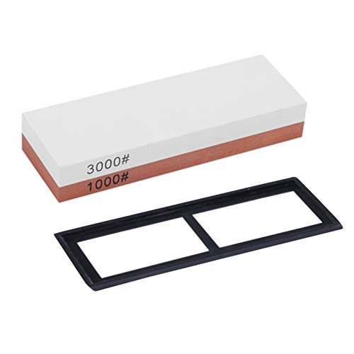 Staright 1000/3000 grit sharpening pedra de dupla face mó para pedra cortador de cozinha ao ar livre