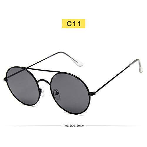 Preisvergleich Produktbild HONGYAN Runde Sonnenbrille Frauen Sonnenbrille Frauen Uv400