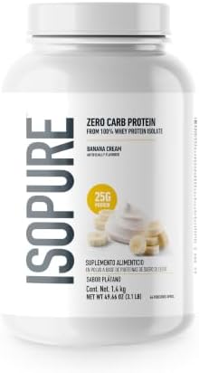 Nature'S Best Isopure Banana Cream (Zero Carb), 3-Pound Tub