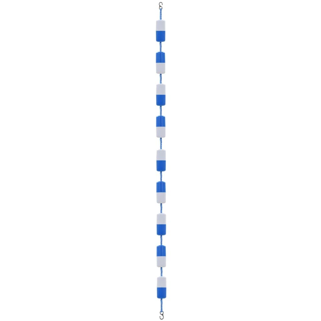 vidaXL Swimming Pool Safety Divider Rope 6m Plastic Float Hook Line Accessory