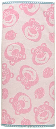 丸眞 フェイスタオル ディズニー トイ ストーリー ストロベリー/ロッツォ 綿100% 抗菌防臭加工 2006014600 約34×80cm