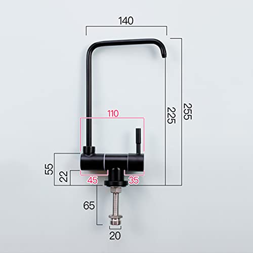 Robinet de filtre à eau pliable pour optimiser l'espace de votre évier de cuisine moderne - 5