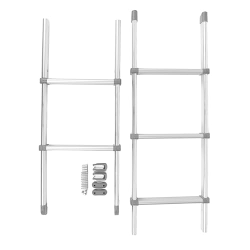 Escalera de Cama Xtevu, Escalera de Escalada de Casas rodantes, Escalera de Acceso de Remolque 59.84 Pulgadas, Escalera de Autocaravana de 5 Pasos con pasamanos