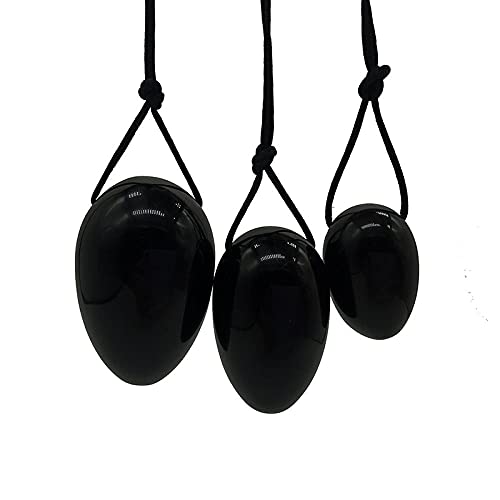 Jade EggsNatural Yoni Egg Set Jade Eggs Women Kegel ExerciserMuscles Tightening Kegel Sphere With Holes On The Thick… - Image 5