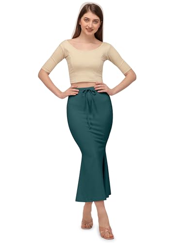 Image of Mehrang Stretchable Saree Shapewear Petticoat for Women, Cotton Blended,Petticoat,Skirts for Women,Shape Wear Dress for Saree