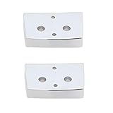 Motorcycle Tour Pack Pak Latch Spacers for Harley Davidson Touring Road King Road Glide FLTRX Electra Glide Street Glide FLHX FLHT 1984-2013 (Chrome)