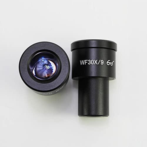 Microscope WF 30X 10mm Optical Wide Angle Biological Microscope Eyepiece Mounting Size 23.2mm(2PCS)