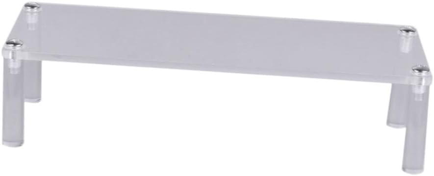 Cabilock Desktop Display Stand Single Layer Acrylic for Toy Models