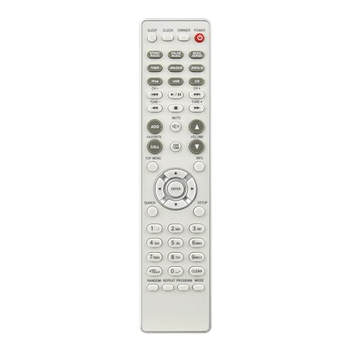 Télécommande de rechange blanche pour lecteur CD récepteur stéréo DENON RCD-N8