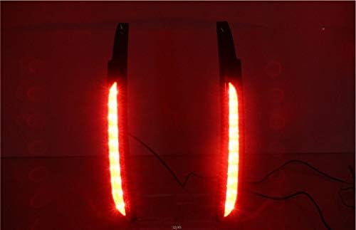 Miniatura 8 de Luz trasera del pilar del tronco del LED Freno de la columna de la lámpara LED FrenoLuz de conducción Reemplazo para Toyota Fortuner 2015-2017