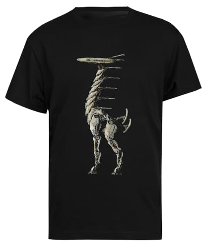Orizzonte Zero Collo Alto Orizzonte Zero Alba T-Shirt Regolare A Maniche Corte da Uomo Nera