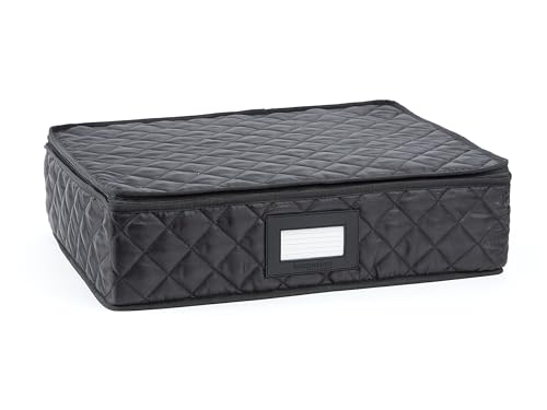 Covermates Adjustable Glassware Storage, Black