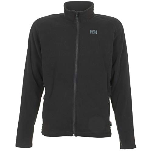Helly Hansen M Daybreaker - Giacca in pile Polartec da uomo, colore nero, taglia M, Nero , M