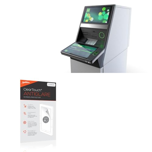 BoxWave Screen Protector Compatible With NCR SelfServ 62 - ClearTouch Anti-Glare (2-Pack), Anti-Fingerprint Matte Film Skin