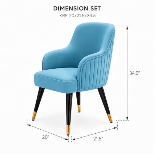 Image of WOODEN SPACE 4 Seater Wooden Dining Table Set | Urban Marble Top Dining Table with Chairs for Dining Room & Kitchen (Modern Zyro Sky Blue) (42 x 42 x 30 inch)