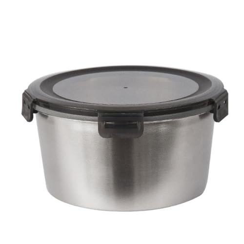 Loigohon 弁当箱 ステンレス鋼 ふた付き ? 冷蔵庫用食品保存容器 大容量 保温 密封設計 便利なランチホルダー