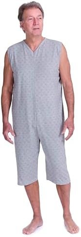Pyjama Short Homme Pyjama Sanitaire Sans Manches Ferrucci 9008/7