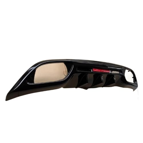 Difusor trasero negro carbono mejora aerodinámica de Jaguar F-PACE 2021-2025 con escape doble