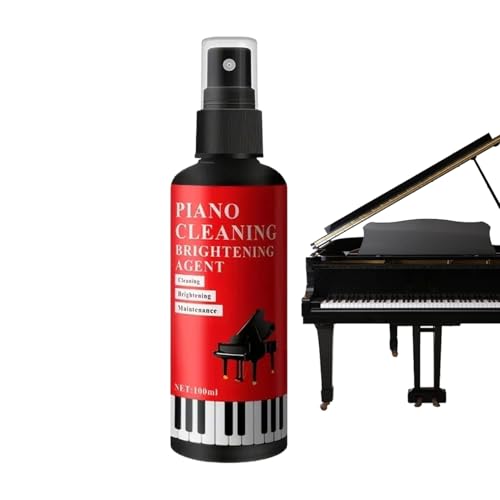 Środek do czyszczenia fortepianu, 100 ml, środek do usuwania i środków pielęgnacyjnych, do użytku w gospodarstwie domowym, studio, do przygotowania występów, do zajęć i regularnej pielęgnacji