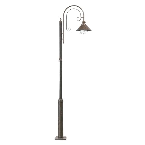 Faro Barcelona 71116 Nautica lampadaire extérieur rustique marron E27