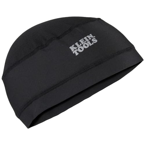 Klein Tools 60181 Cooling Helmet Liner (M/L) for Hard Hats, Under Helmet Cap, Cooling Headwear with Breathable Fabric, Reusable Skull Cap, Hard Hat Liner for Construction and Warm Environments