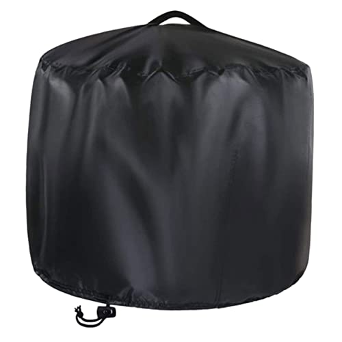 DECOMELODY 1Set Round Fire Pit Cover Durable Bbq Fire Stove Protector for Outdoor Use Fits Easy to Clean Heavy Duty Material Shields Against Rain rays