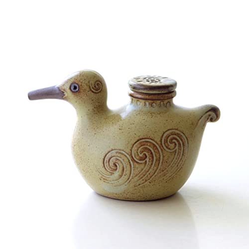 汁次 鳥 おしゃれ かわいい せっ器 ソギ模様 日本製 瀬戸焼 和モダン シンプル ナチュラル デザイン 和食器 さぎ型汁次 (A)