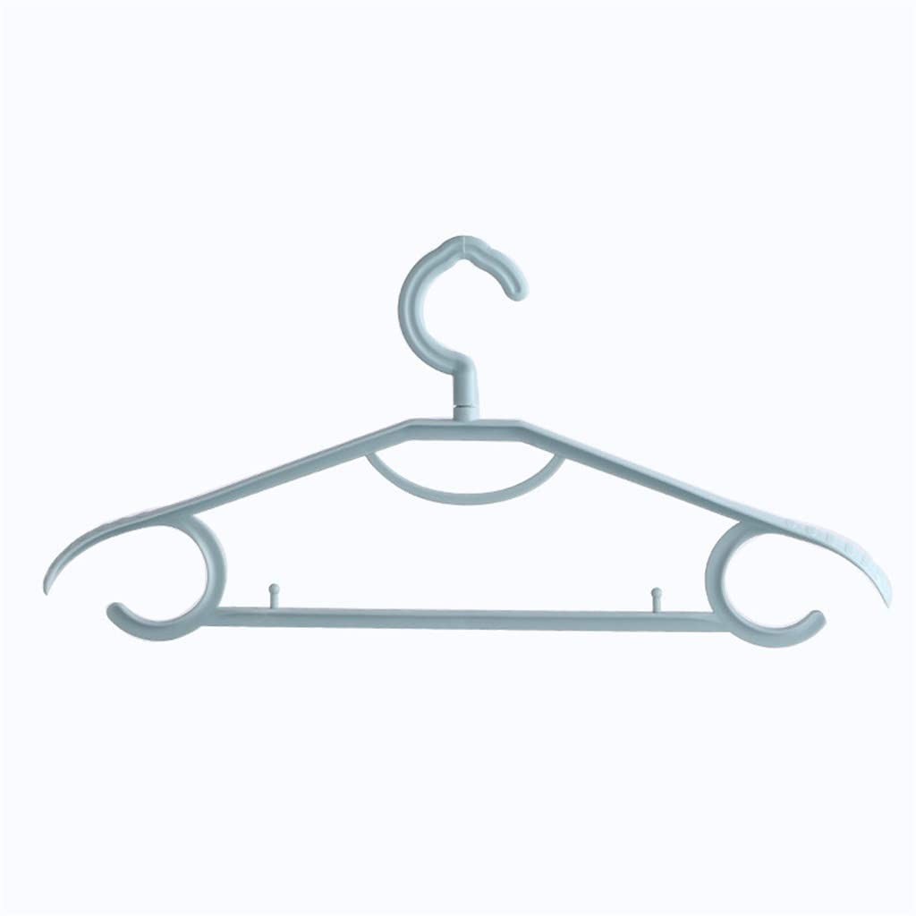 MOBYGKFY Hanger Portable Plastic Display Stand Windproof Wardrobe Coat Pants Hanger Clothes Storage R(White-style)