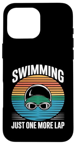 �X�C�~���O Just One More Lap Swim �A�X���[�g �g���[�j���O �X�}�z�P�[�X iPhone 16 Pro Max �p