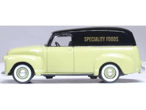 Modelo escala 1:87 Chevy Panel Van verde y negro miniatura 2