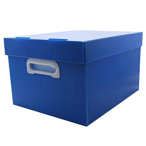 Caixa Organizadora The Best Box G 437x310x240 Azul - 01 Unidade Polibras, Azul