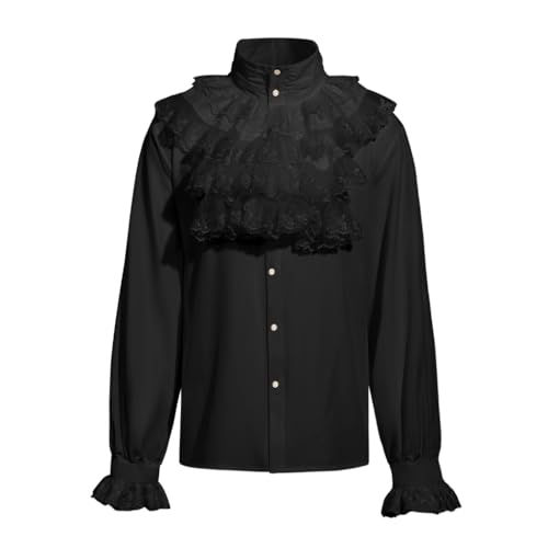 Chemise médiévale homme style pirate gothique taille adulte