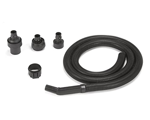 Image of Shop-Vac 9056500 Hose w /Curved End, 1-1 /4 in. Diameter x 8 ft. Length, Long Reach, Black, (1-Pack)