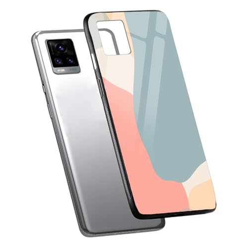 Image of COLORflow Back Cover Compatible with Vivo V20 | Stone Marble | Shockproof TPU Bumper Cover with Camera Protection Back Cover Compatible with Vivo V20
