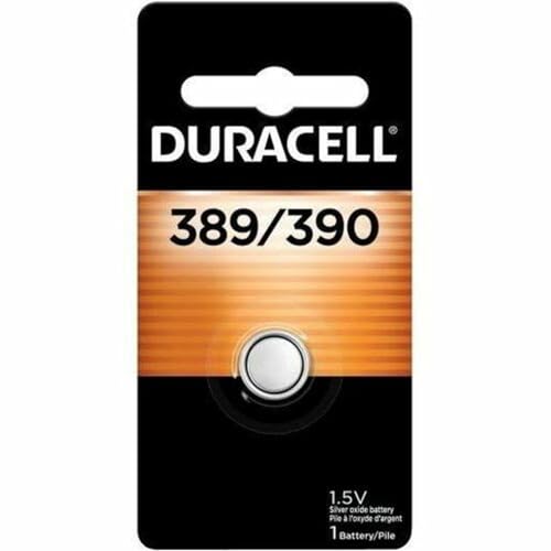 Duracell 389/390 Silver Oxide Button Battery, 1 Count Pack, 389/390 1.5 Volt Battery, Long-Lasting for Watches, Medical Devices, Calculators, and More - image 6