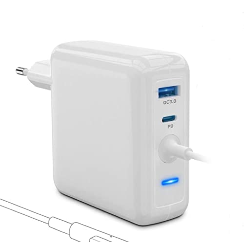 💙【Modelli Mac Book Pro ad ampia compatibilità (fino a metà 2012)】 Caricabatterie per Mac realizzato esclusivamente per Mac Book. Adattatore di ricarica per Mac Book Pro da 13 pollici rilasciato prima della metà del 2012: Mac Book Pro (13 pollici, metà 2012), Mac Book Pro (13 pollici, fine 2011)), Mac Book Pro (13 pollici, inizio 2011), Mac Book Pro (13 pollici, metà 2010), Mac Book Pro (13 pollici, metà 2010), Mac Book Pro (13 pollici, fine 2009), per A1344, A1330, A1342, A1278, A1185, A1184.