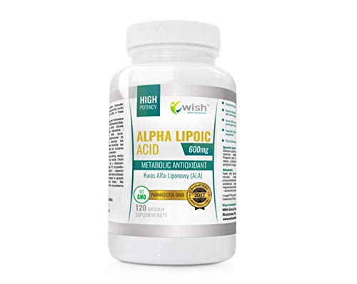 Preisvergleich Produktbild WISH PHARMACEUTICAL Alpha Lipoic Acid 600 mg - 120 vcapsules