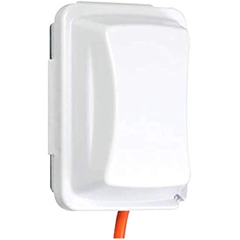 TayMac MM410W Single-Gang Horizontal/Vertical Mount Weatherproof In-Use Cover, 16 in 1, 2.75 in, White Cover