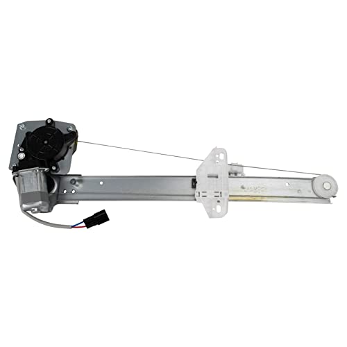 Image of TRQ Rear Right Power Window Regulator & Motor Assembly Passenger Side Compatible with 2015-2020 Honda Fit