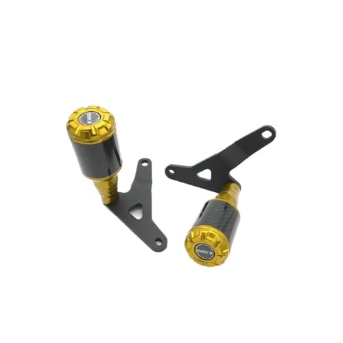 Protections moteur curseurs cadre Premium Carbon gold pour Qjmotor SRK 921 RR