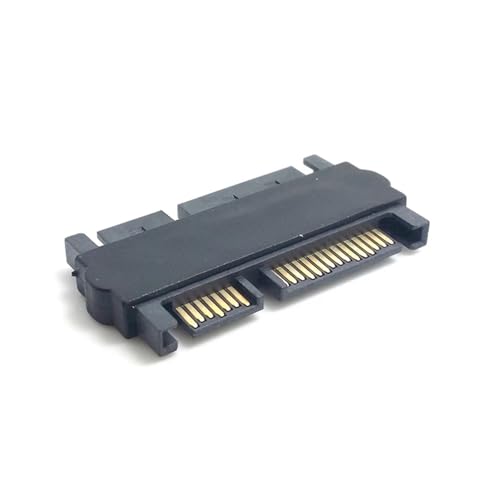 Adaptador conversor extensor SATA 3.5" y 2.5" 22Pin 7+15 macho a macho miniatura 4