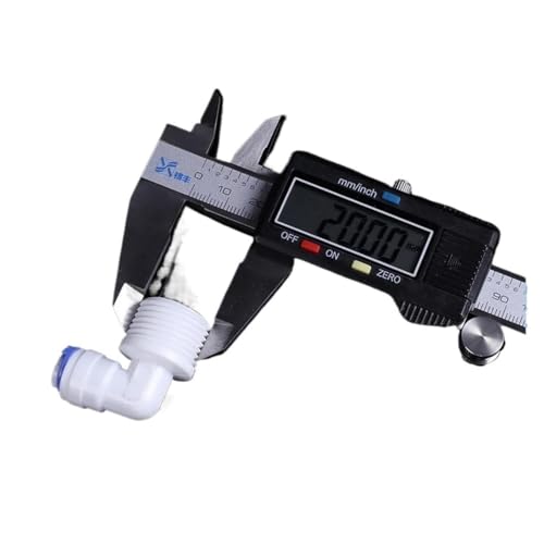 Raccord rapide durable 6,35 mm coude 1/2 mâle pour osmose inverse x5 - 5