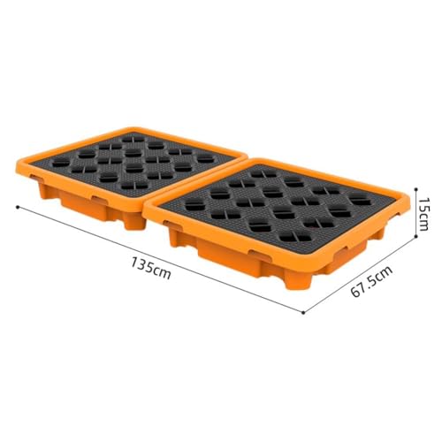 Plataforma de derrames de alta resistencia de 135 cm para contención segura 7