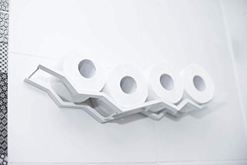Estante de papel higiénico para decoración de baño, estante de made