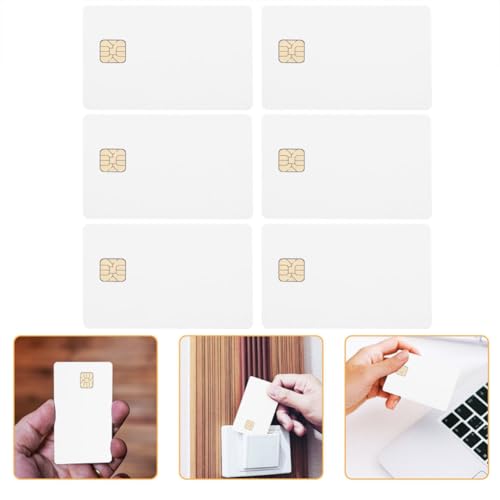 Tarjetas inteligentes de PVC PRETYZOOM chip IC 16k para evitar clonaciones en control de acceso 7