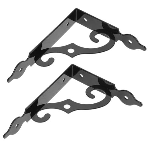 Vaguelly Soporte De Estante De Pared, Soporte De Estante Flotante De Metal, Soporte De Estante Resistente, 2 Uds.