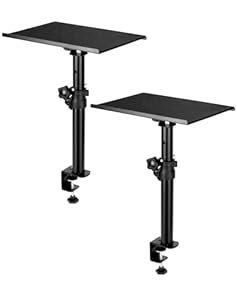 QWORK WD11000 2er-Set Lautsprecher-Klemmständer