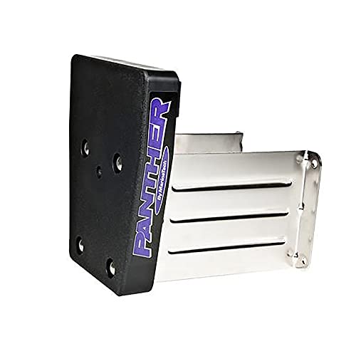 SupplyMount 55-0028 - Aftermarket Replacement Panther Marine Outboard Motor Bracket - Stainless Steel - Fixed 35HP Compatible with Panther Products